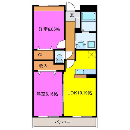 ｅ　ｍｉｓｓの物件間取画像